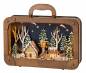 Preview: Koffer Led Raumdeko Weihnachten, Holz, farbig, groß