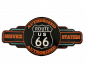 Preview: Wandschild, Blechschild Reklameschild historische Route 66