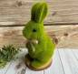 Preview: Grastier Hase - Beflockung Kaninchen Kunstrasen Figur