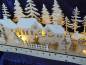 Preview: große beleuchtet weihnachtsstadt oder winterstadt hgd 78 cm lang led beleuchtet farbig gestaltet mit geschnitzten figuren