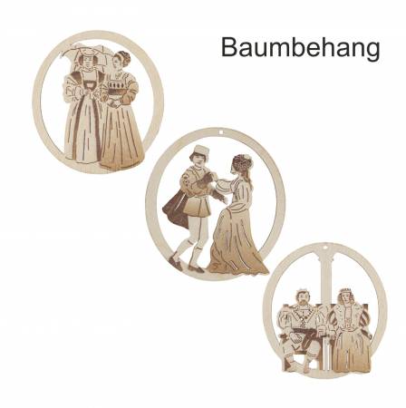 Weihnachtsbaum-Behang Drei Haselnüsse für Aschenbrödel ® limited 2024