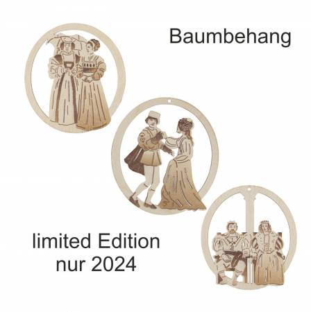 Weihnachtsbaum-Behang Drei Haselnüsse für Aschenbrödel ® limited 2024