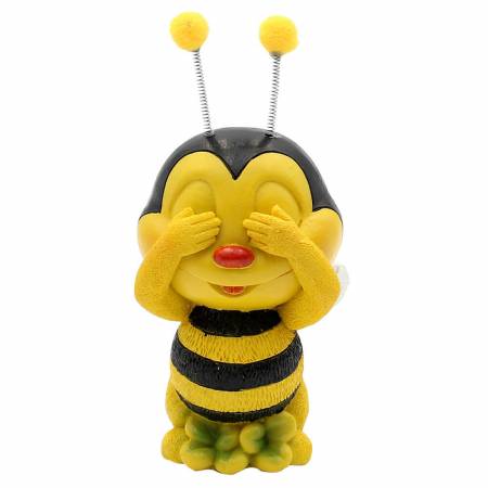 lustigen Bienenfigur nichts sehen