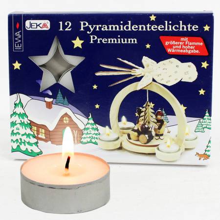 Pyramidenteelichte Teelichtpyramiden teelichter spezial teelichte für weihnachtspyramide