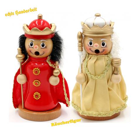 Räuchermännchen König und Königin Märchen SET