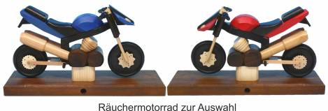 raeuchermotorrad mz-raeuchermann,raeucherfigur,rauchmotorrad