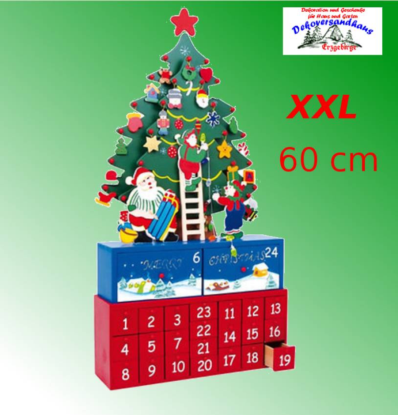 Adventskalender selbstbefüllen xxl