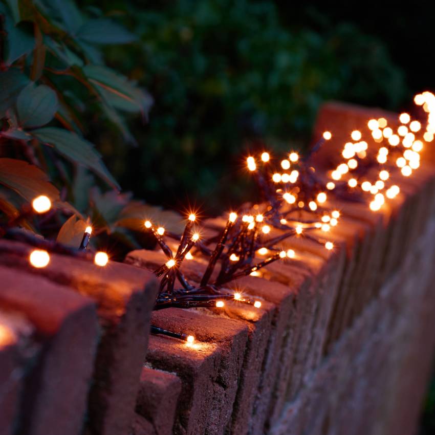 Büschel lichterkette mit 400 leds aussen