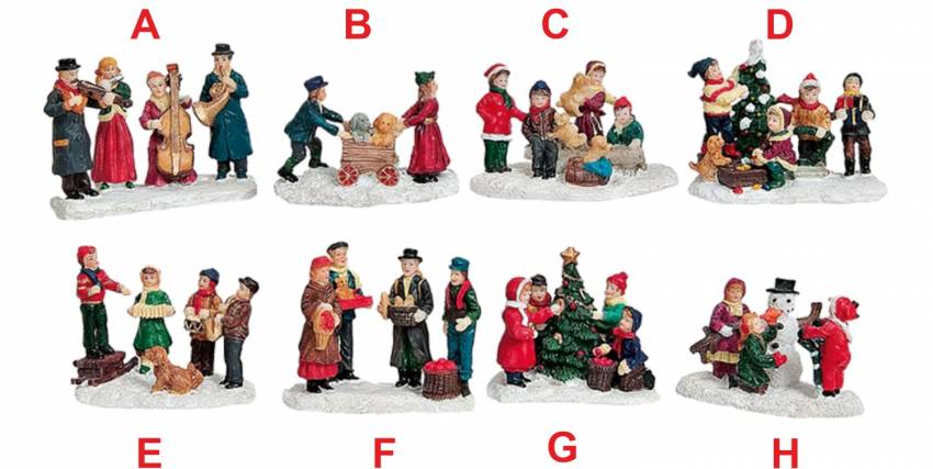 Weihnachtsfiguren Poly Miniaturen hier günstig