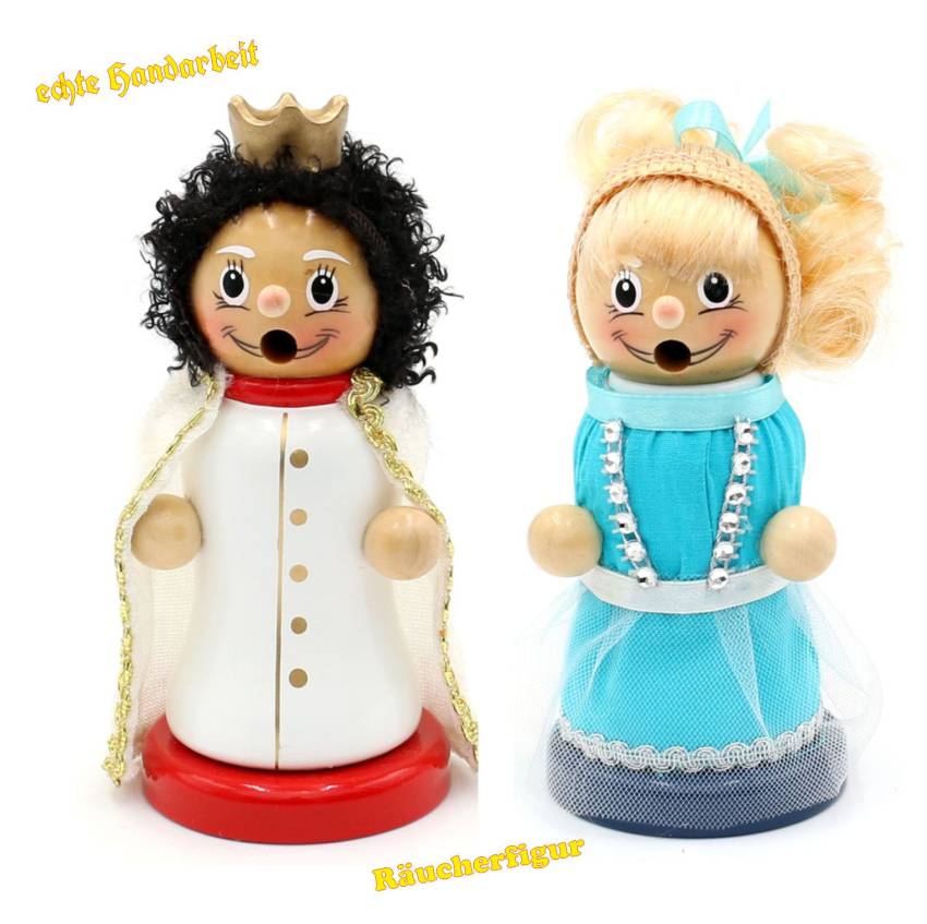 Räuchermännchen Prinz und Prinzessin Märchenfiguren