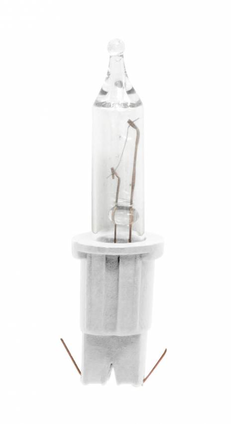 Ersatz-Ministeckbirne Lampe 24 v 1,2 w klar weiss