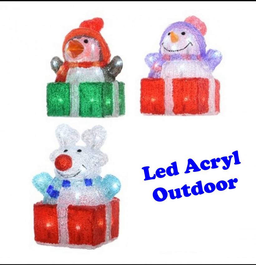 Led Acryl Figuren Outdoor Gartendeko Weihnachten