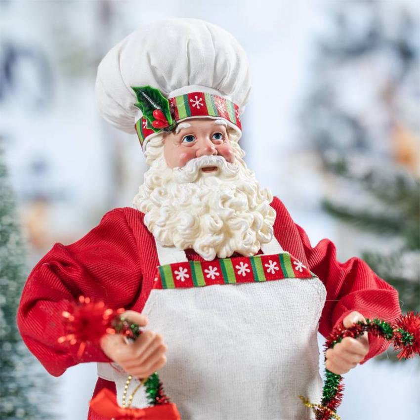 Weihnachtsmann-Koch-Figur - Ein festlicher Hingucker für Weihnachten