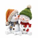 Schneemann Poly Figuren Knutschies